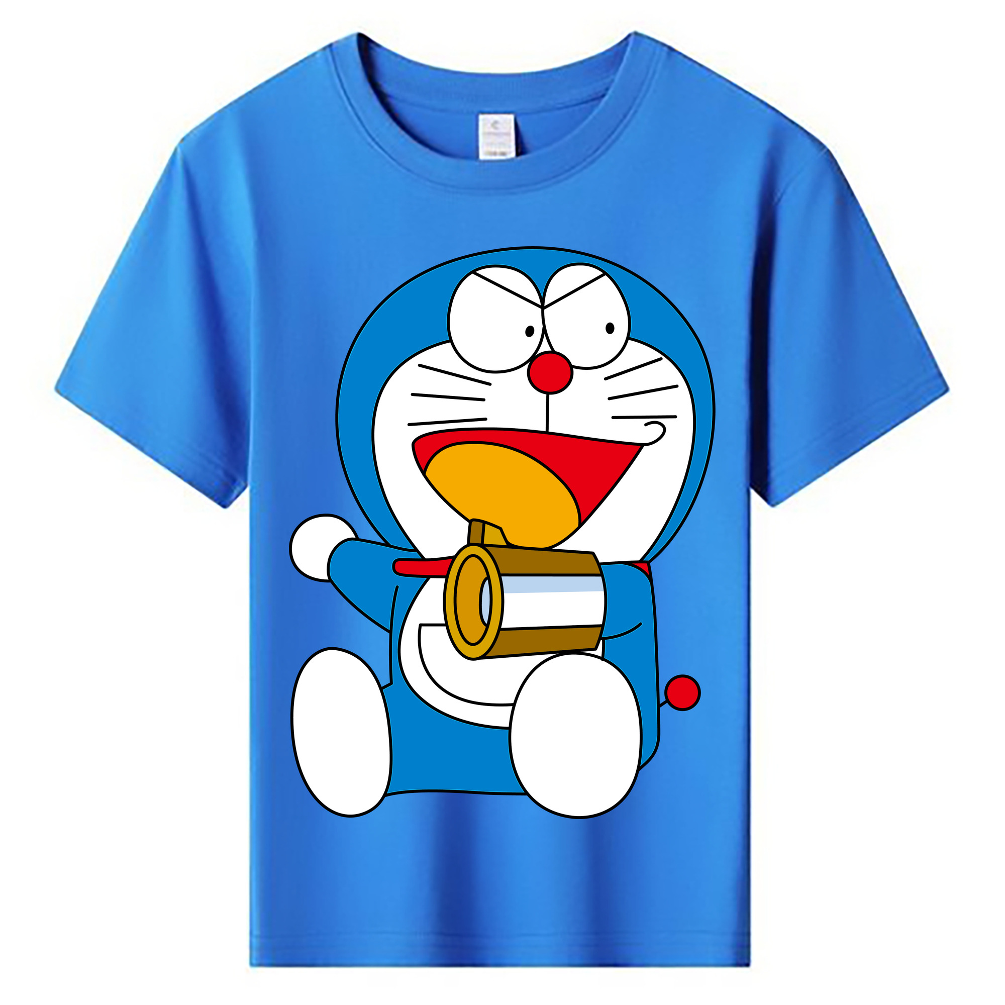 （画像用） ドラえもん Doraemon 綿100％キッズTシャツ（フロントプリント）
